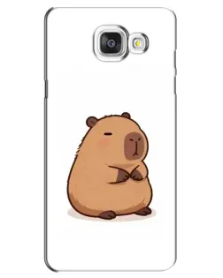 Чехол для Samsung Galaxy A5 2016 (A5100, A510F) с картинкой «Толстенькая капибара»