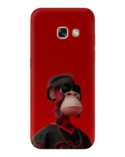 Чехол для Samsung Galaxy A5 2017 (A520, A520F) с картинкой «Bored Ape в красном» Чехол для Samsung Galaxy A5 2017 (A520, A520F) с картинкой «Bored Ape в красном»