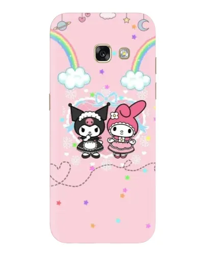 Чехол для Samsung Galaxy A5 2017 (A520, A520F) с картинкой «My Melody и Kuromi»