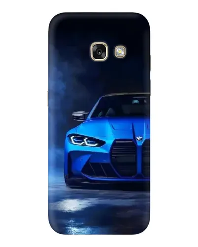 Чехол для Samsung Galaxy A5 2017 (A520, A520F) с картинкой «Голубая BMW M4»