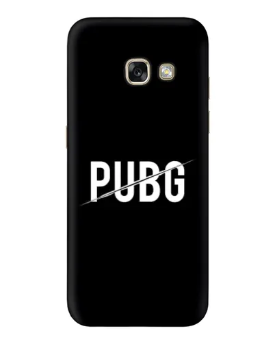 Чехол для Samsung Galaxy A5 2017 (A520, A520F) с картинкой «PUBG — белый логотип»