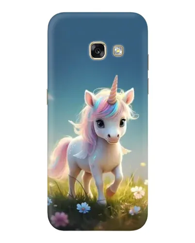 Чехол для Samsung Galaxy A5 2017 (A520, A520F) с картинкой «Единорог на поляне»
