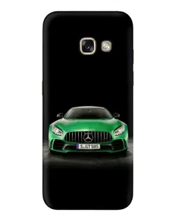 Чехол для Samsung Galaxy A5 2017 (A520, A520F) с картинкой «Mercedes — неоновый лого»