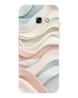 Чехол для Samsung Galaxy A5 2017 (A520, A520F) с картинкой «Пастельные нежные волны»