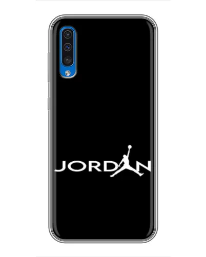 Чехол для Samsung Galaxy A50 2019 (A505F) с картинкой «Jordan White Logo» Чехол для Samsung Galaxy A50 2019 (A505F) с картинкой «Jordan White Logo»