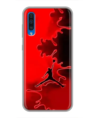 Чехол для Samsung Galaxy A50 2019 (A505F) с картинкой «Jordan Red Smoke» Чехол для Samsung Galaxy A50 2019 (A505F) с картинкой «Jordan Red Smoke»