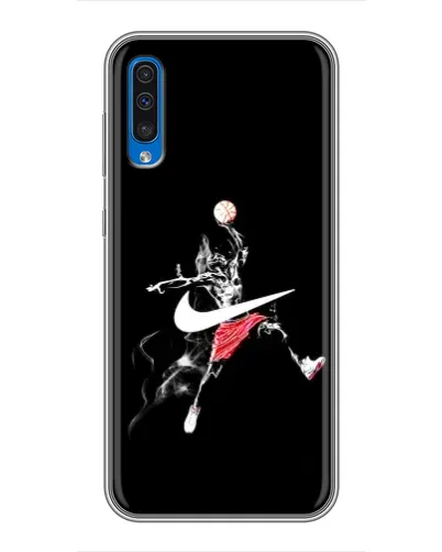 Чехол для Samsung Galaxy A50 2019 (A505F) с картинкой «Jordan Jumpman» Чехол для Samsung Galaxy A50 2019 (A505F) с картинкой «Jordan Jumpman»