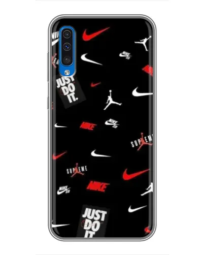 Чехол для Samsung Galaxy A50 2019 (A505F) с картинкой «Nike Mix Pattern» Чехол для Samsung Galaxy A50 2019 (A505F) с картинкой «Nike Mix Pattern»