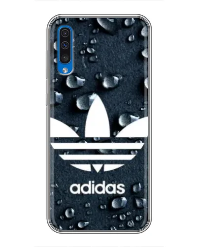 Чехол для Samsung Galaxy A50 2019 (A505F) с картинкой «Adidas Trefoil Blue»