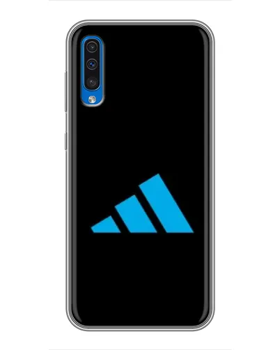 Чехол для Samsung Galaxy A50 2019 (A505F) с картинкой «Adidas Cyan Logo»