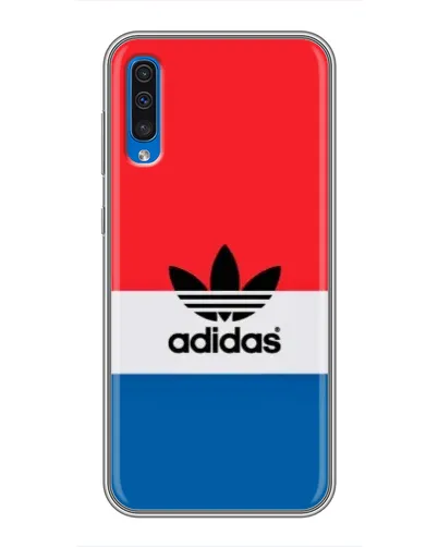 Чехол для Samsung Galaxy A50 2019 (A505F) с картинкой «Ретро блоки Adidas»