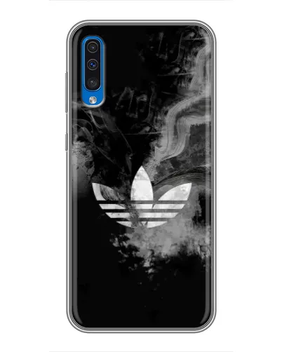 Чехол для Samsung Galaxy A50 2019 (A505F) с картинкой «Абстрактный дым Adidas»