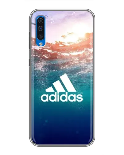 Чехол для Samsung Galaxy A50 2019 (A505F) с картинкой «Океанская глубина адидас»