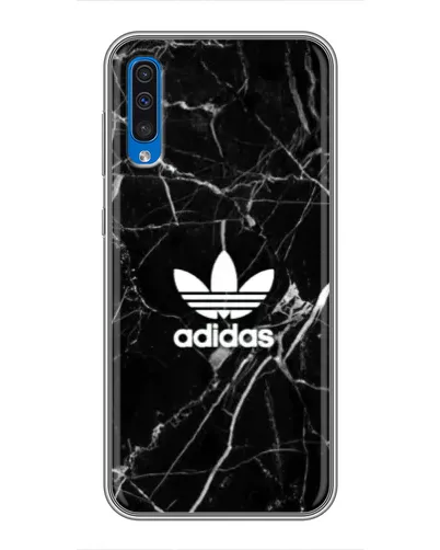 Чехол для Samsung Galaxy A50 2019 (A505F) с картинкой «Белый мрамор Adidas»