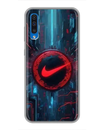 Чехол для Samsung Galaxy A50 2019 (A505F) с картинкой «Техногенный стиль Nike» Чехол для Samsung Galaxy A50 2019 (A505F) с картинкой «Техногенный стиль Nike»