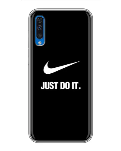 Чехол для Samsung Galaxy A50 2019 (A505F) с картинкой «Классический принт Nike» Чехол для Samsung Galaxy A50 2019 (A505F) с картинкой «Классический принт Nike»