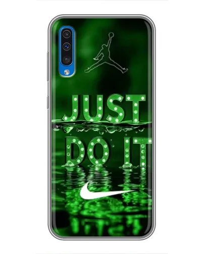 Чехол для Samsung Galaxy A50 2019 (A505F) с картинкой «Зеленый неоновый Nike» Чехол для Samsung Galaxy A50 2019 (A505F) с картинкой «Зеленый неоновый Nike»