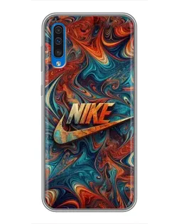 Чехол для Samsung Galaxy A50 2019 (A505F) с картинкой «Nike в абстракции»
