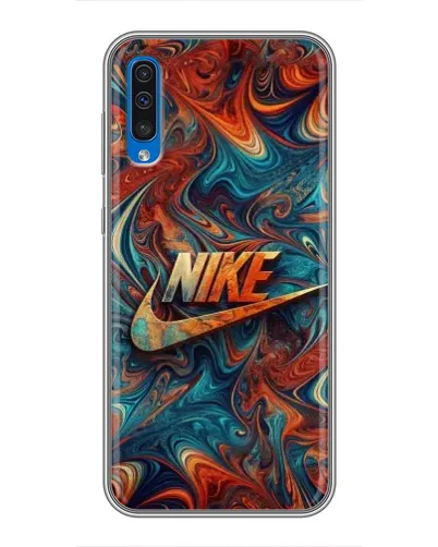 Чехол для Samsung Galaxy A50 2019 (A505F) с картинкой «Nike в абстракции» Чехол для Samsung Galaxy A50 2019 (A505F) с картинкой «Nike в абстракции»