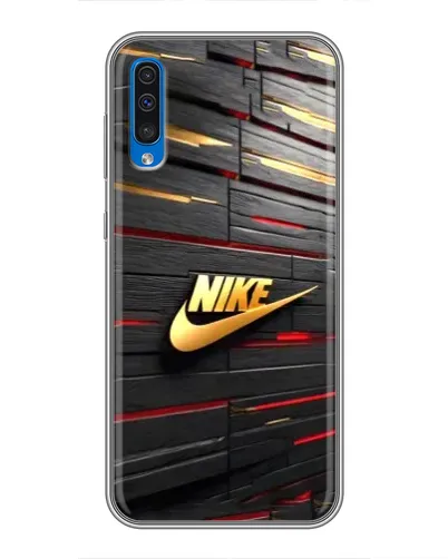 Чехол для Samsung Galaxy A50 2019 (A505F) с картинкой «Золотой Nike на металле» Чехол для Samsung Galaxy A50 2019 (A505F) с картинкой «Золотой Nike на металле»