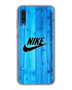 Чехол для Samsung Galaxy A50 2019 (A505F) с картинкой «Голубое дерево Nike»