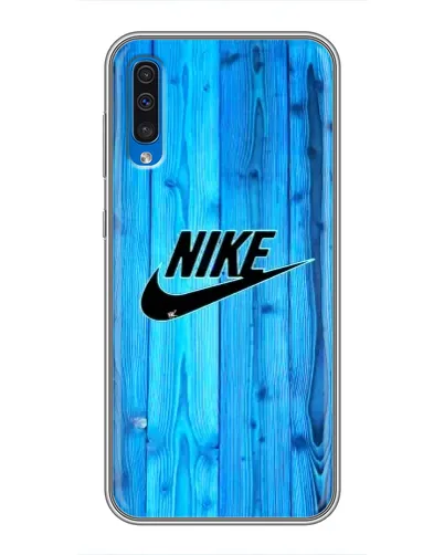 Чехол для Samsung Galaxy A50 2019 (A505F) с картинкой «Голубое дерево Nike» Чехол для Samsung Galaxy A50 2019 (A505F) с картинкой «Голубое дерево Nike»