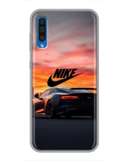 Чехол для Samsung Galaxy A50 2019 (A505F) с картинкой «Nike и суперкар»