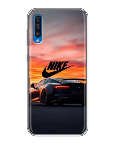 Чехол для Samsung Galaxy A50 2019 (A505F) с картинкой «Nike и суперкар» Чехол для Samsung Galaxy A50 2019 (A505F) с картинкой «Nike и суперкар»