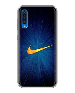 Чохол для Samsung Galaxy A50 2019 (A505F) з картинкою «Синій пульс Nike»