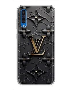 Чехол для Samsung Galaxy A50 2019 (A505F) с картинкой «Кожаная текстура LV»