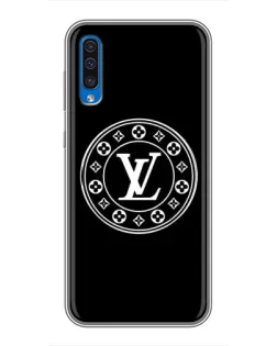 Чехол для Samsung Galaxy A50 2019 (A505F) с картинкой «LV — печать стиля»