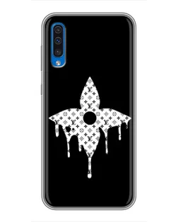 Чехол для Samsung Galaxy A50 2019 (A505F) с картинкой «Цветочная монограмма»