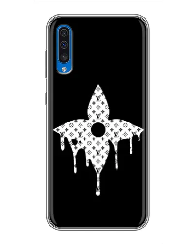 Чехол для Samsung Galaxy A50 2019 (A505F) с картинкой «Цветочная монограмма» Чехол для Samsung Galaxy A50 2019 (A505F) с картинкой «Цветочная монограмма»