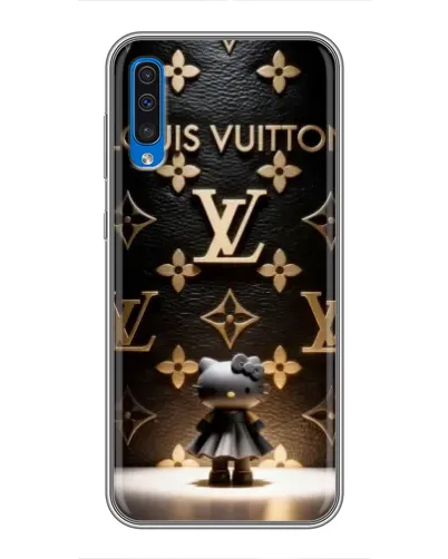 Чехол для Samsung Galaxy A50 2019 (A505F) с картинкой «Монограмма с фигурой» Чехол для Samsung Galaxy A50 2019 (A505F) с картинкой «Монограмма с фигурой»