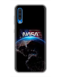 Чехол для Samsung Galaxy A50 2019 (A505F) с картинкой «Земля из космоса NASA»