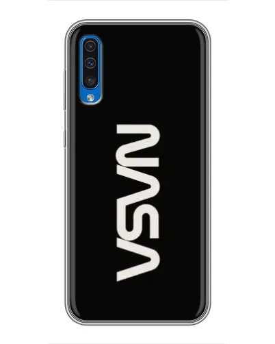 Чехол для Samsung Galaxy A50 2019 (A505F) с картинкой «NASA — вертикальный логотип» Чехол для Samsung Galaxy A50 2019 (A505F) с картинкой «NASA — вертикальный логотип»