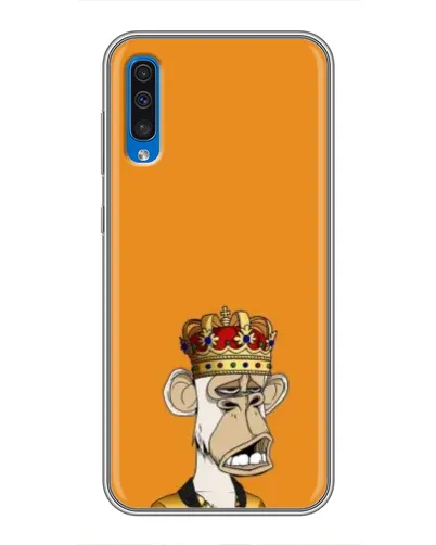 Чехол для Samsung Galaxy A50 2019 (A505F) с картинкой «Золотая обезьяна Bored Ape» Чехол для Samsung Galaxy A50 2019 (A505F) с картинкой «Золотая обезьяна Bored Ape»