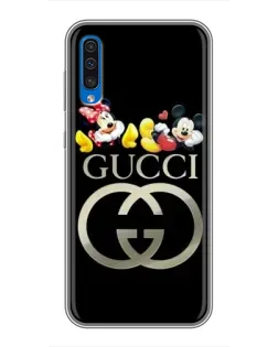 Чехол для Samsung Galaxy A50 2019 (A505F) с картинкой «Gucci — герои Disney»