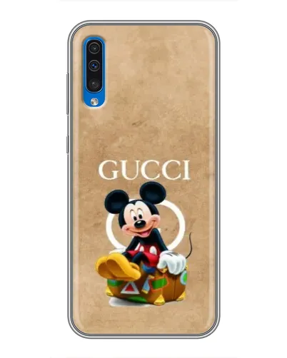 Чехол для Samsung Galaxy A50 2019 (A505F) с картинкой «Микки Маус Gucci — крафт» Чехол для Samsung Galaxy A50 2019 (A505F) с картинкой «Микки Маус Gucci — крафт»