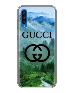 Чехол для Samsung Galaxy A50 2019 (A505F) с картинкой «Gucci — горный пейзаж»
