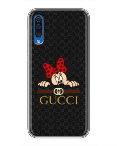 Чехол для Samsung Galaxy A50 2019 (A505F) с картинкой «Минни Маус Gucci — черный» Чехол для Samsung Galaxy A50 2019 (A505F) с картинкой «Минни Маус Gucci — черный»