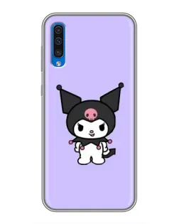 Чехол для Samsung Galaxy A50 2019 (A505F) с картинкой «Kuromi — нежный фиолетовый»