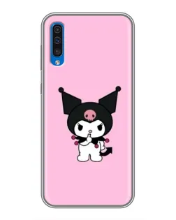 Чехол для Samsung Galaxy A50 2019 (A505F) с картинкой «Kuromi — розовая нежность»