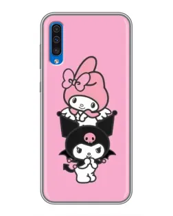 Чехол для Samsung Galaxy A50 2019 (A505F) с картинкой «My Melody и Kuromi»