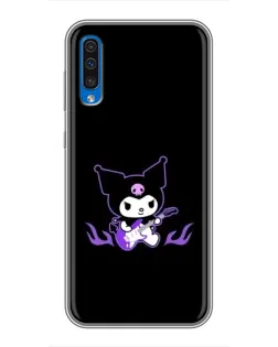 Чехол для Samsung Galaxy A50 2019 (A505F) с картинкой «Электрическая Kuromi»