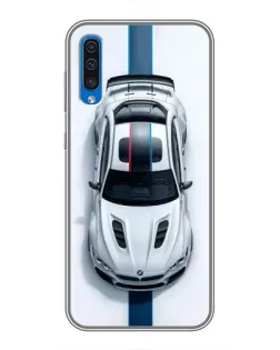 Чехол для Samsung Galaxy A50 2019 (A505F) с картинкой «Вид сверху — BMW M»
