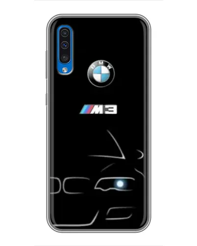 Чехол для Samsung Galaxy A50 2019 (A505F) с картинкой «Минималистичный принт BMW M3»