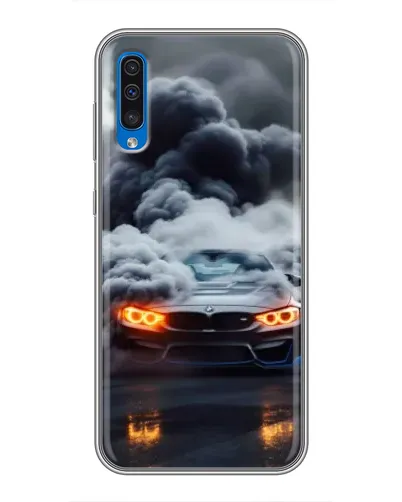 Чехол для Samsung Galaxy A50 2019 (A505F) с картинкой «BMW в дыму»