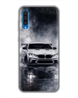 Чехол для Samsung Galaxy A50 2019 (A505F) с картинкой «BMW сквозь туман»