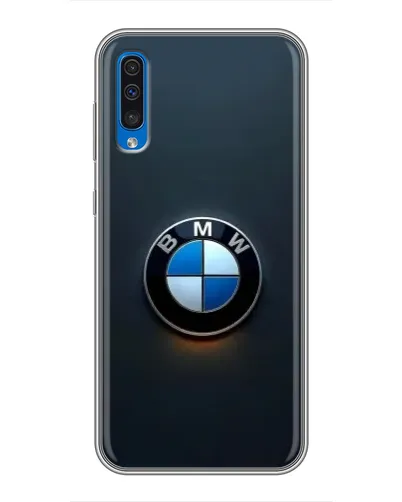 Чехол для Samsung Galaxy A50 2019 (A505F) с картинкой «Логотип BMW — минимализм»